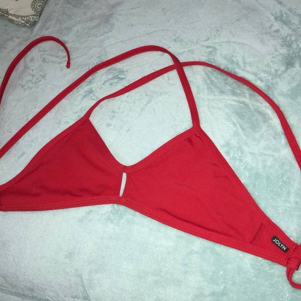 Red Jolyn Swim Top
